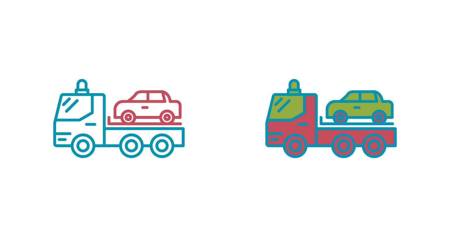 Tow Truck Vector Icon