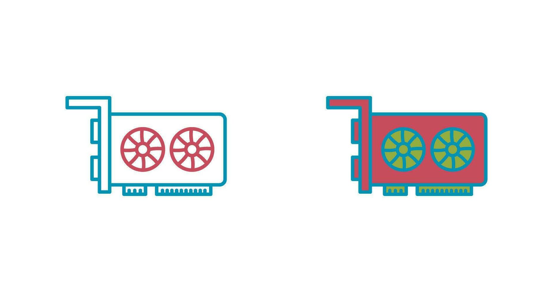 Graphic Card Vector Icon