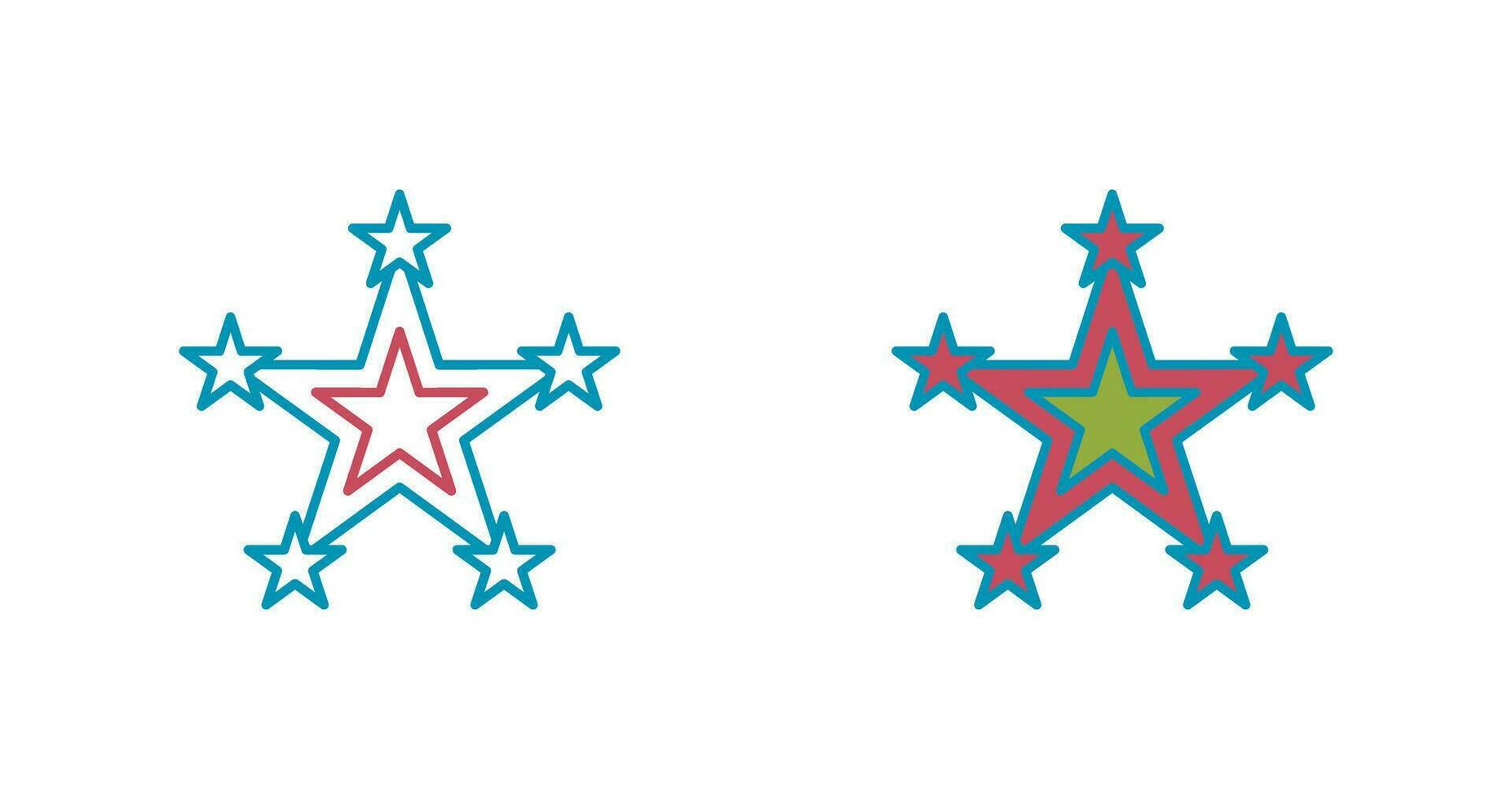 icono de vector de estrella