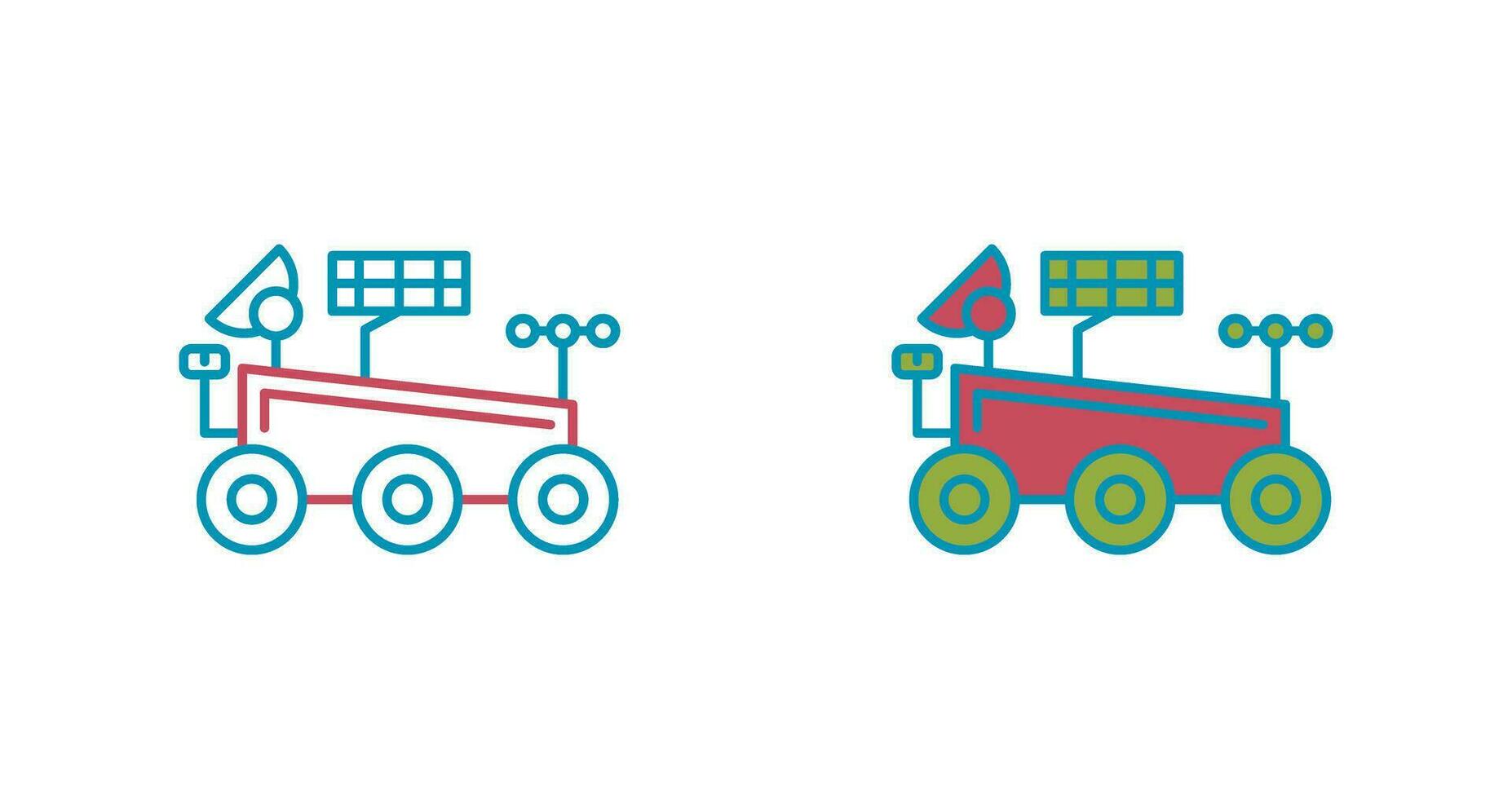 Mars Rover Vector Icon