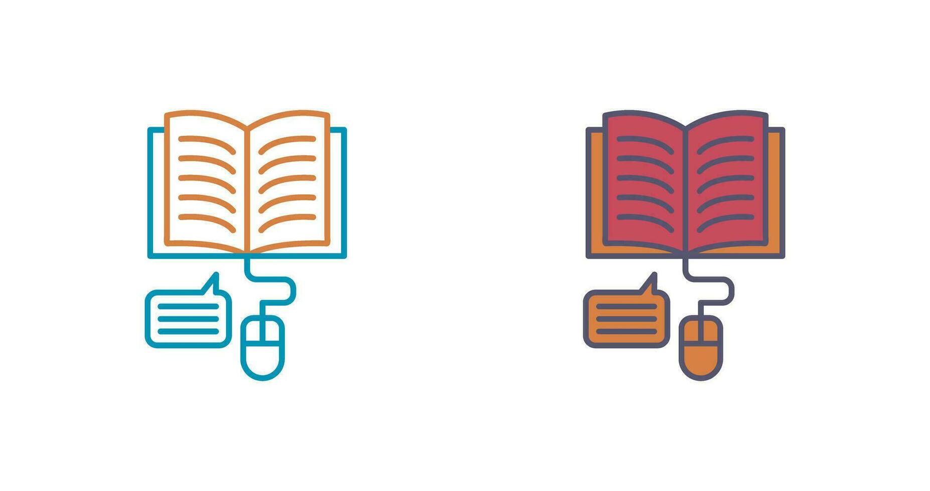 Online Learning Vector Icon