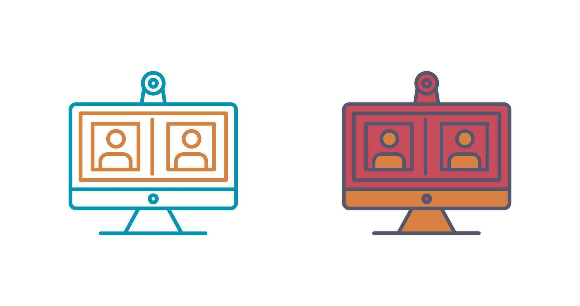 Videocall Vector Icon