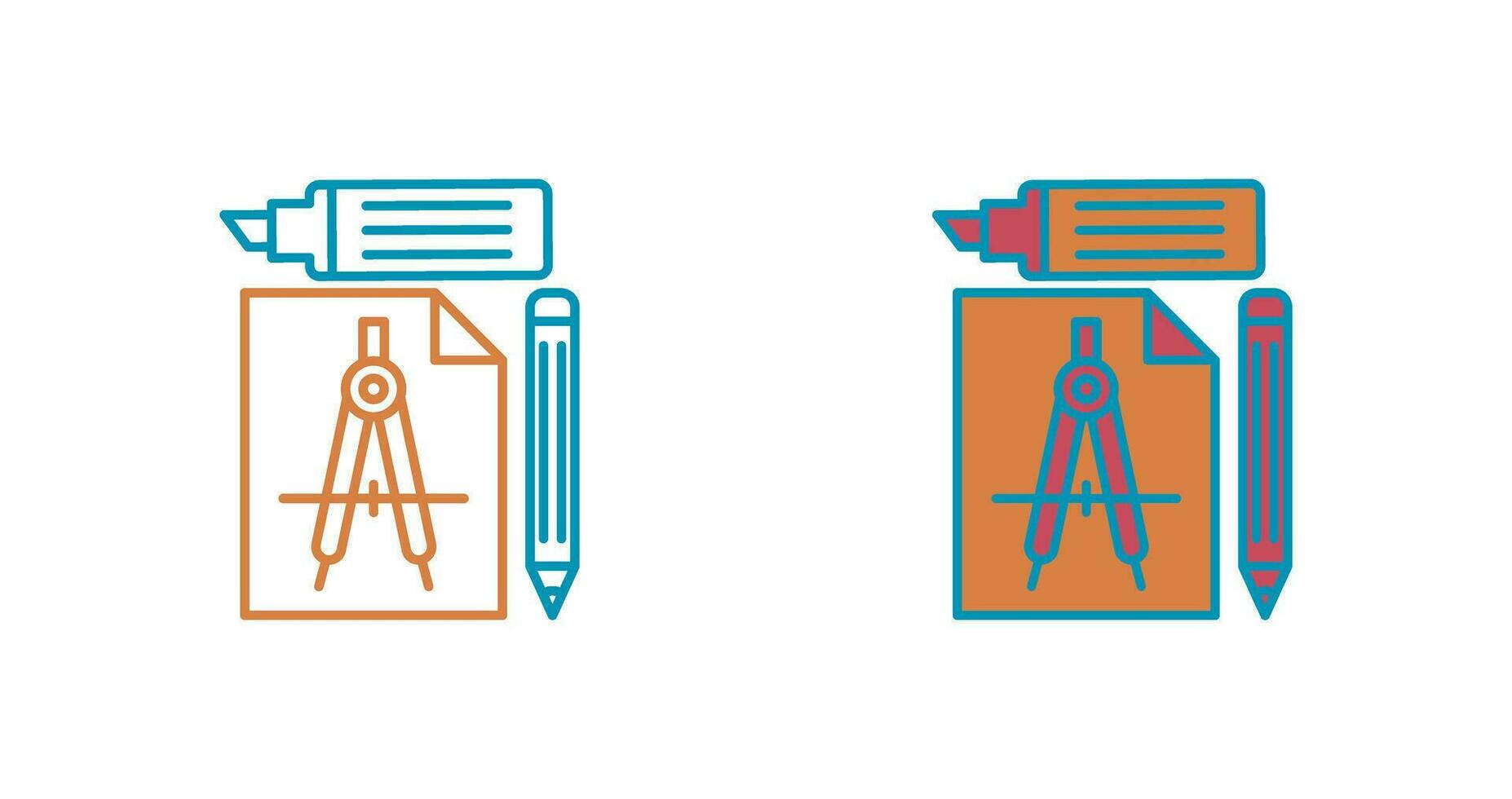 Study Tools Vector Icon