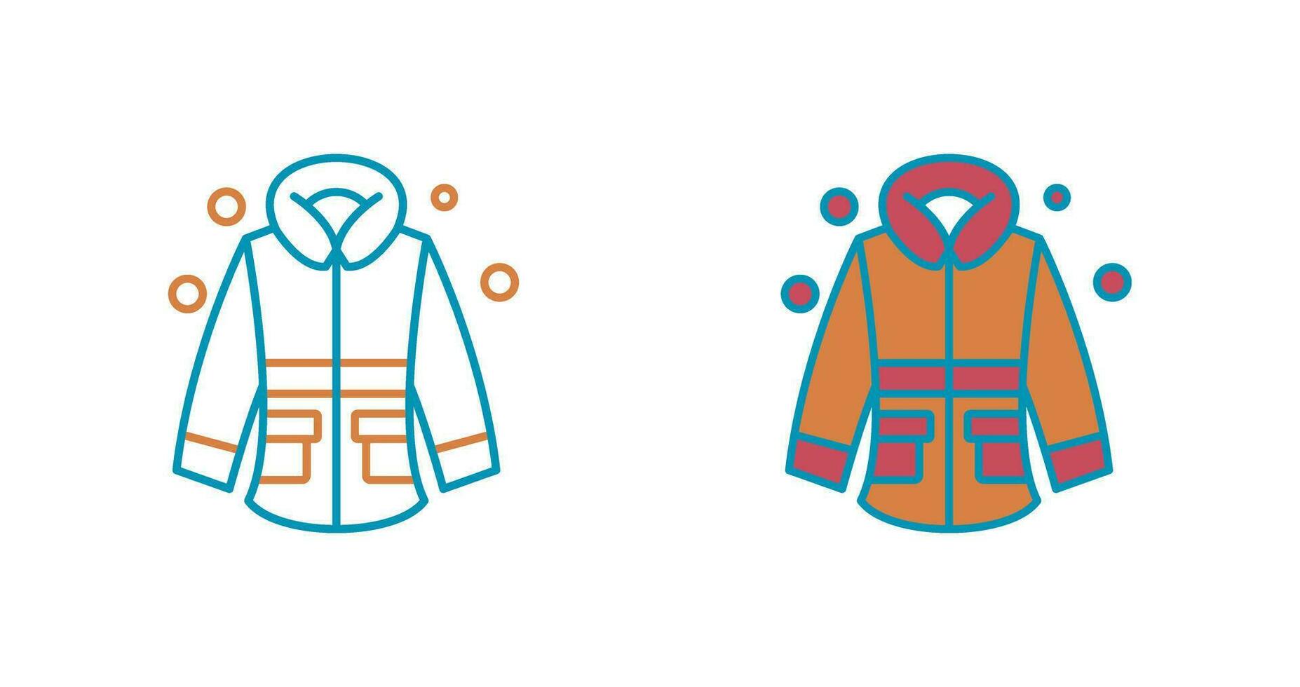 Winter Jacket Vector Icon