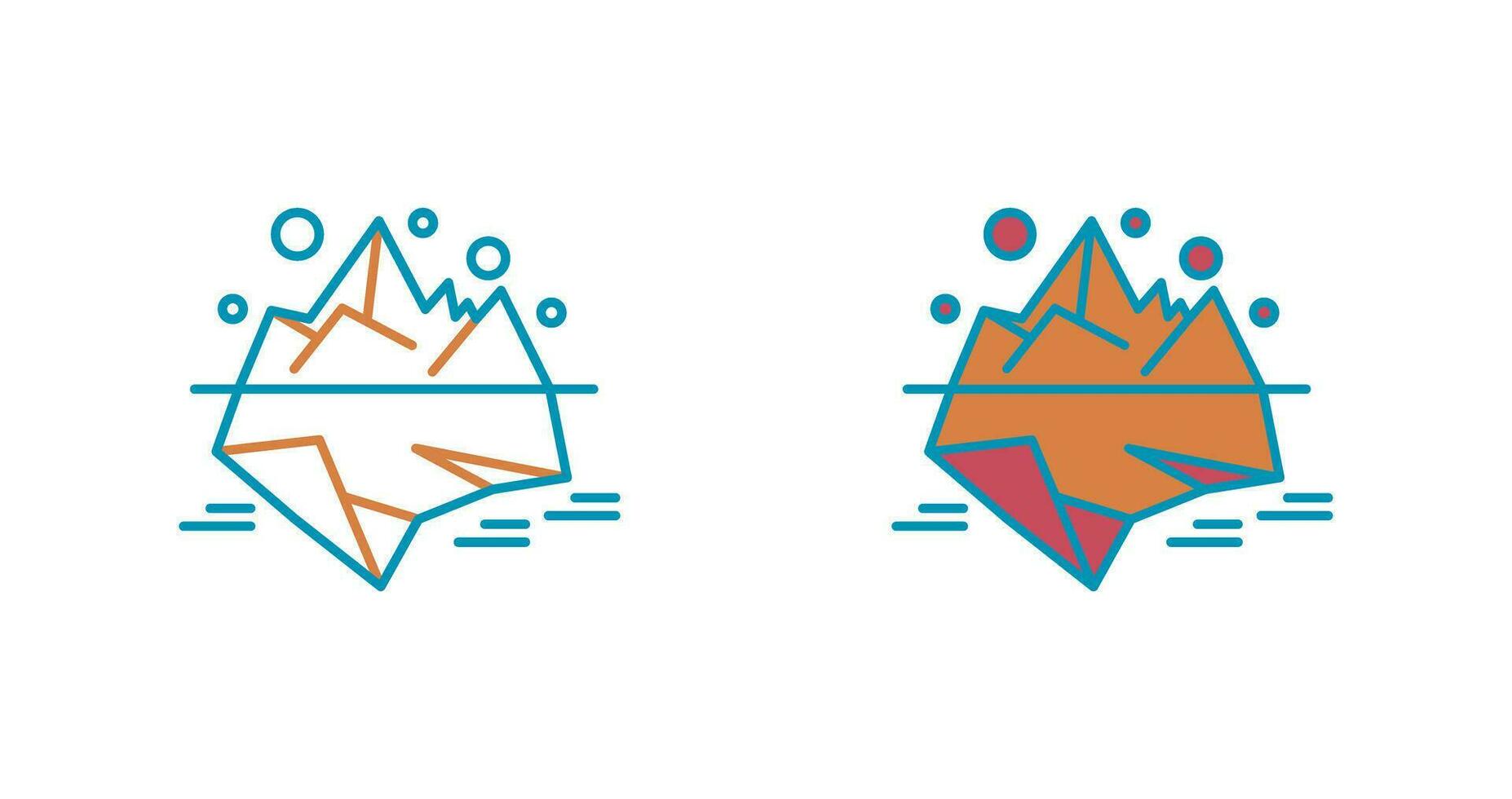 Iceberg Vector Icon