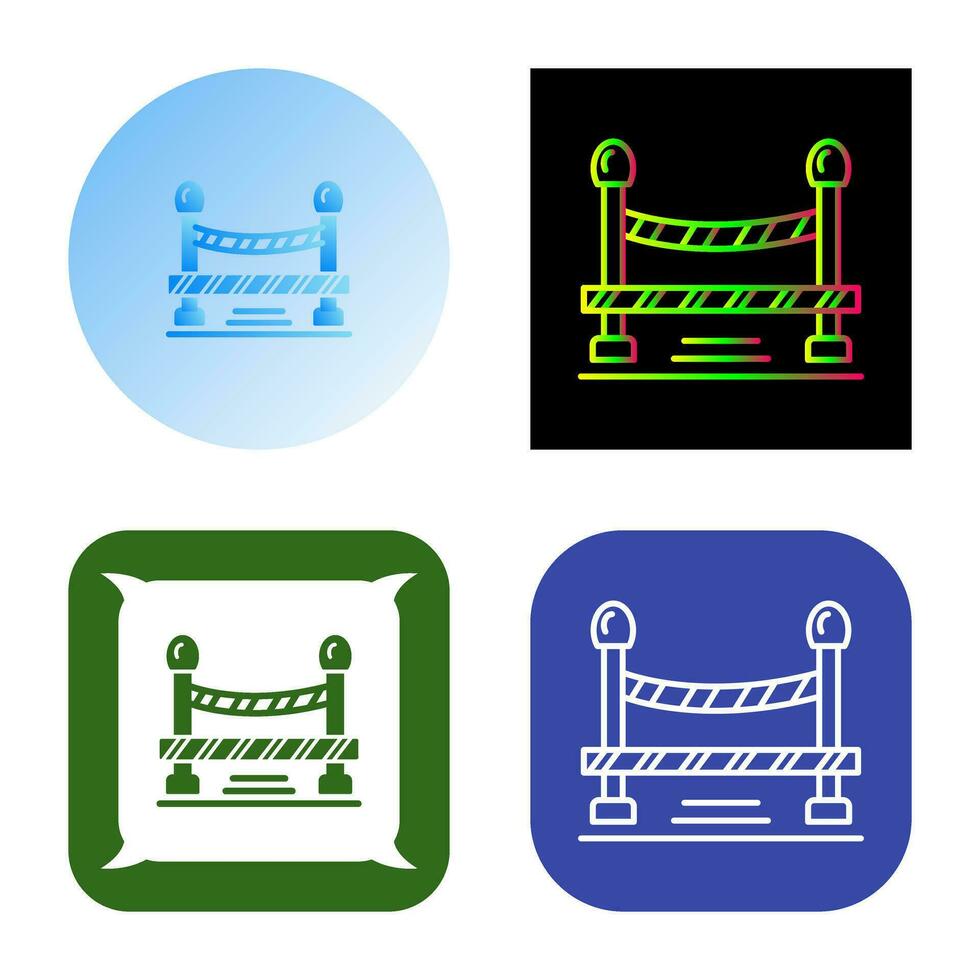 Do Not Cross Line Vector Icon