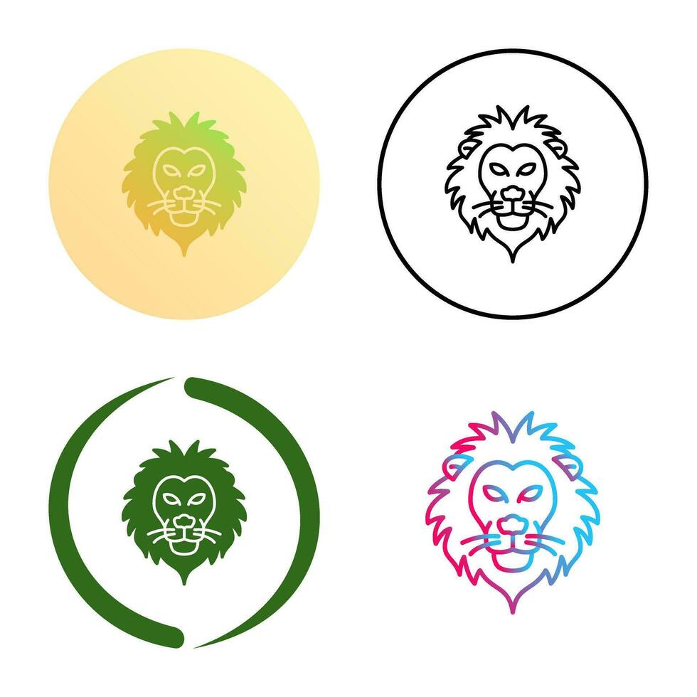 Lion Vector Icon