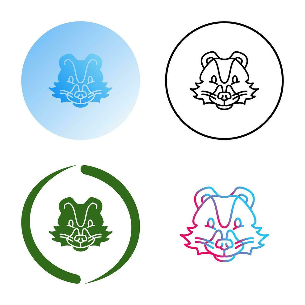 Skunk Vector Icon