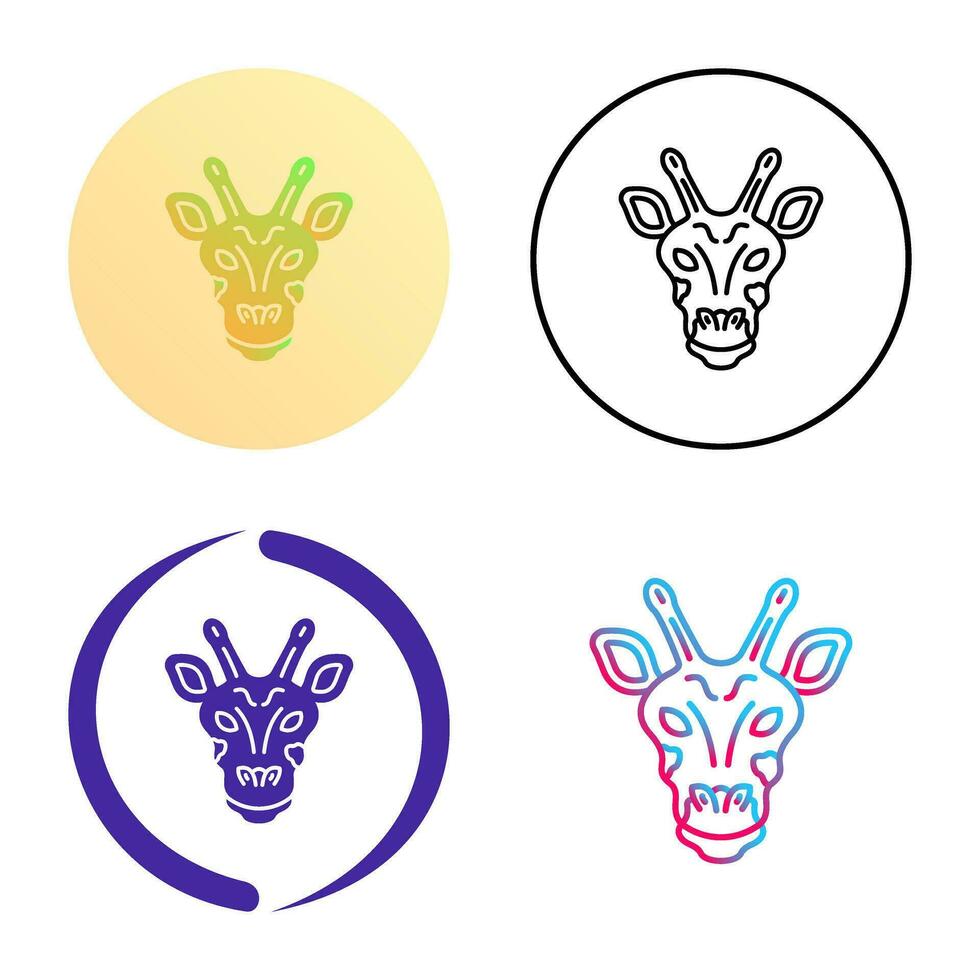 Giraffe Vector Icon