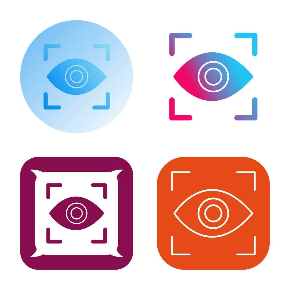 Eye Scan Vector Icon
