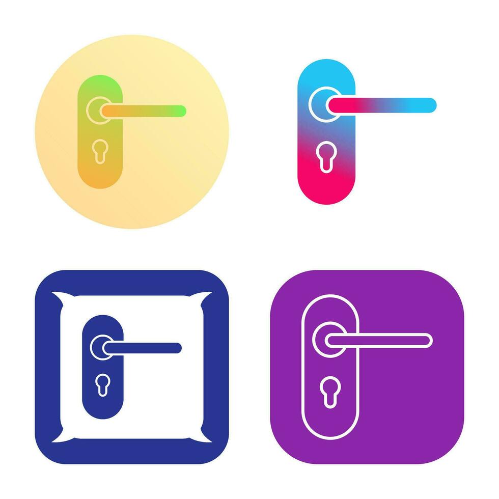 Door Lock Vector Icon