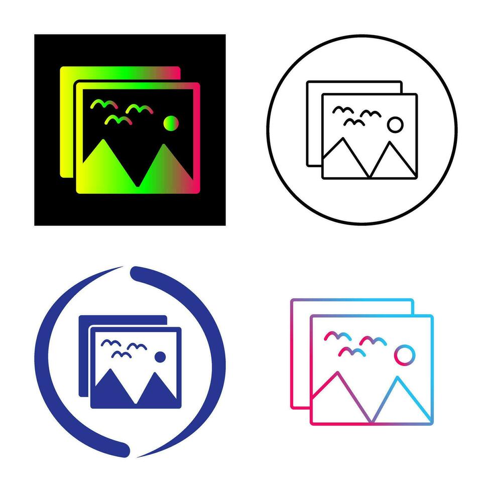 Pictures Vector Icon