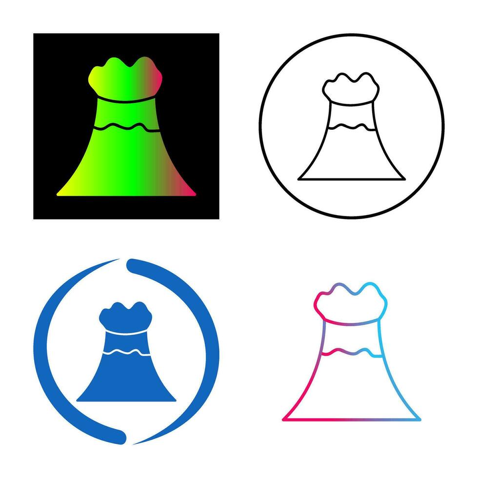 Volcano Vector Icon