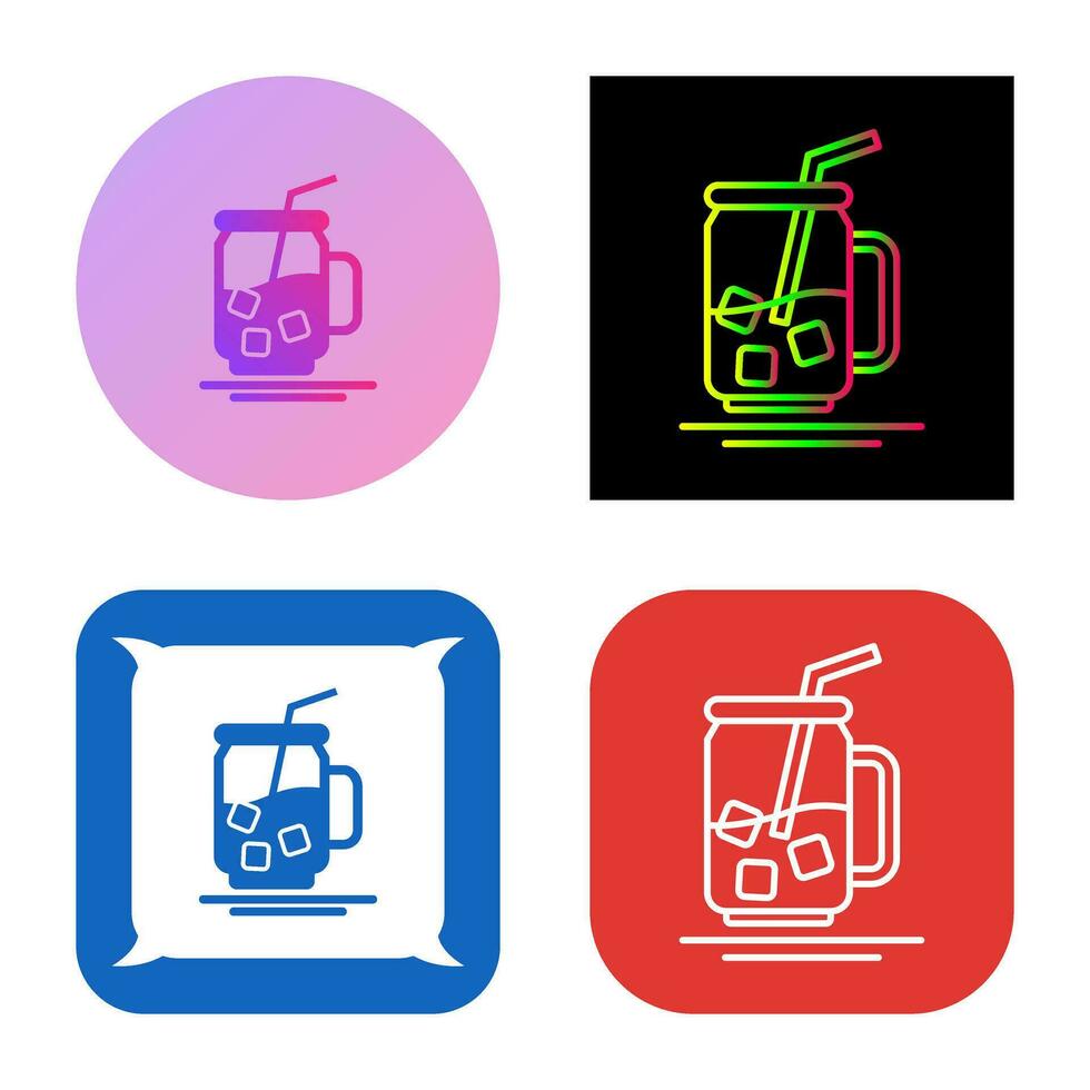 Iced Tea Vector Icon