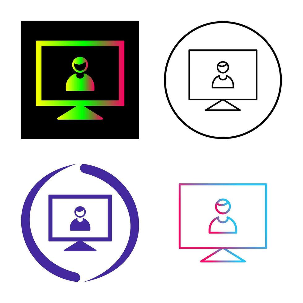 Male Visitor Vector Icon