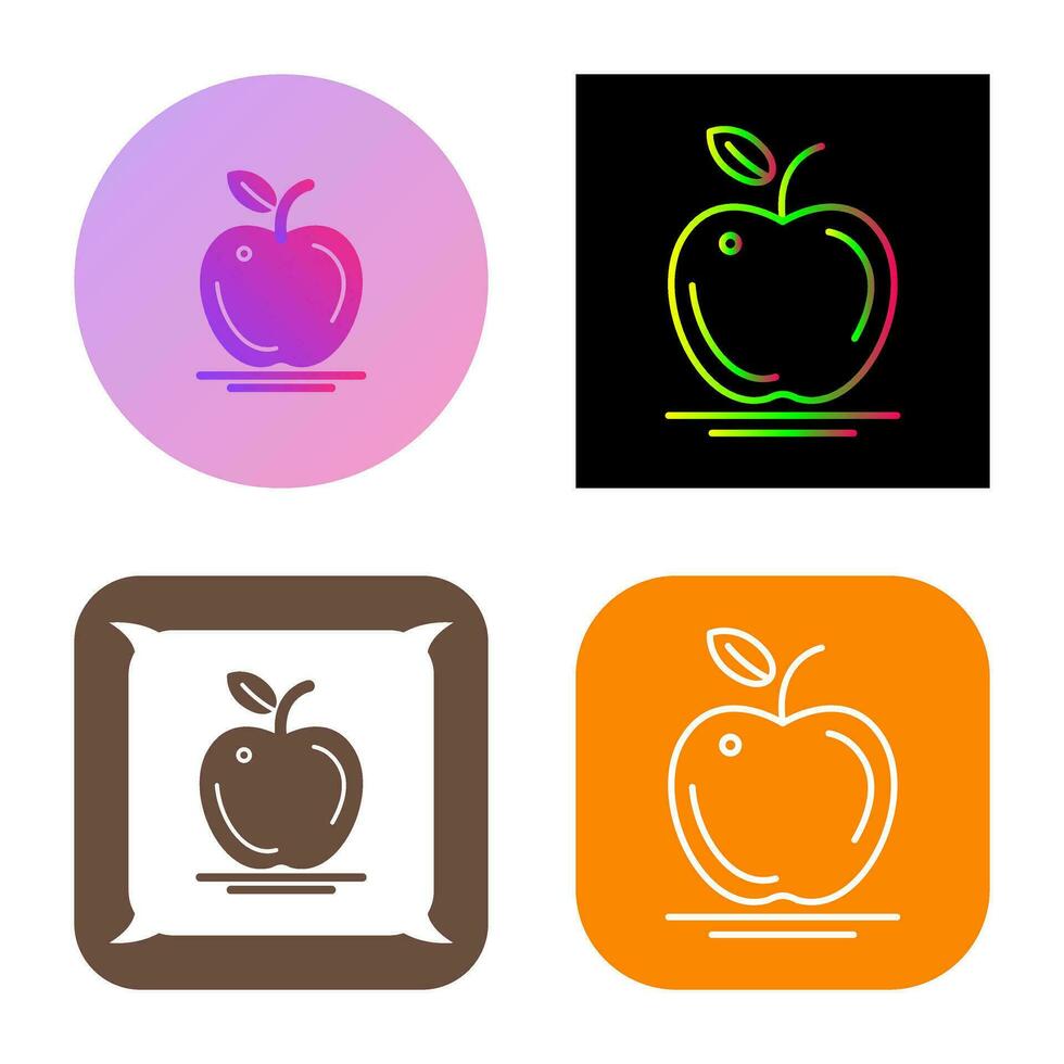 icono de vector de manzana