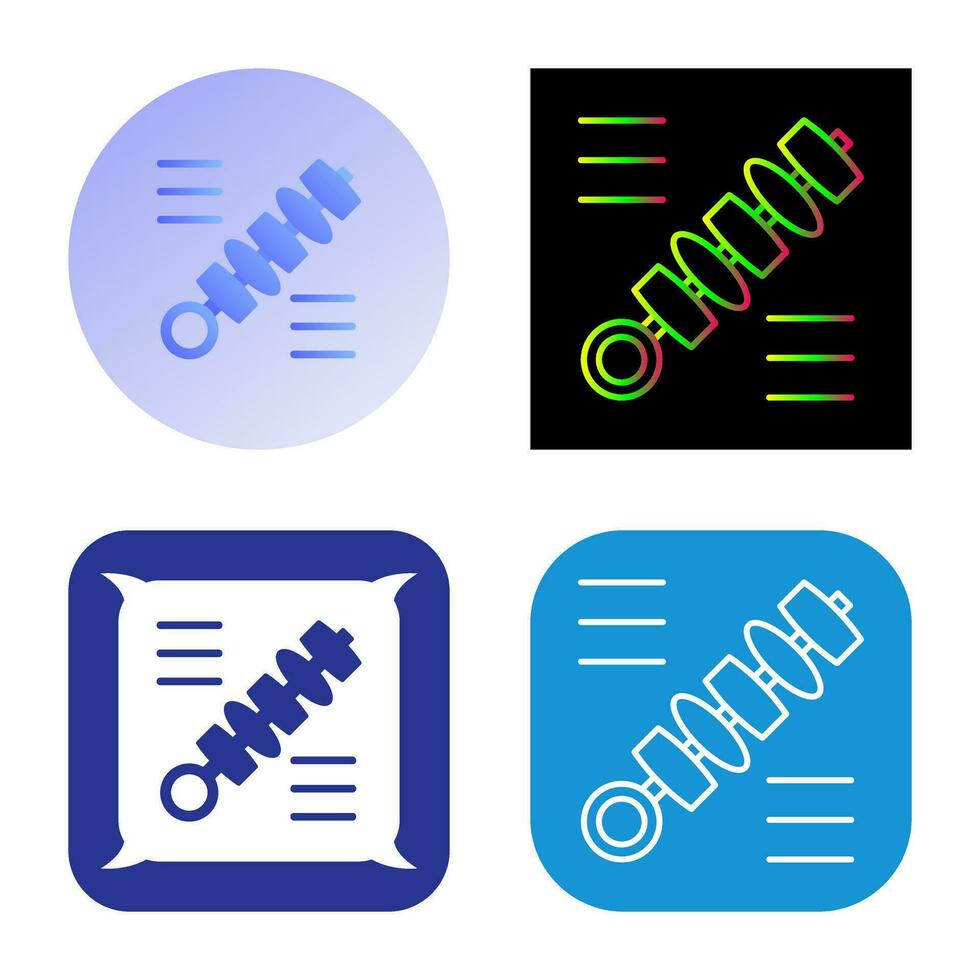 Skewer Vector Icon
