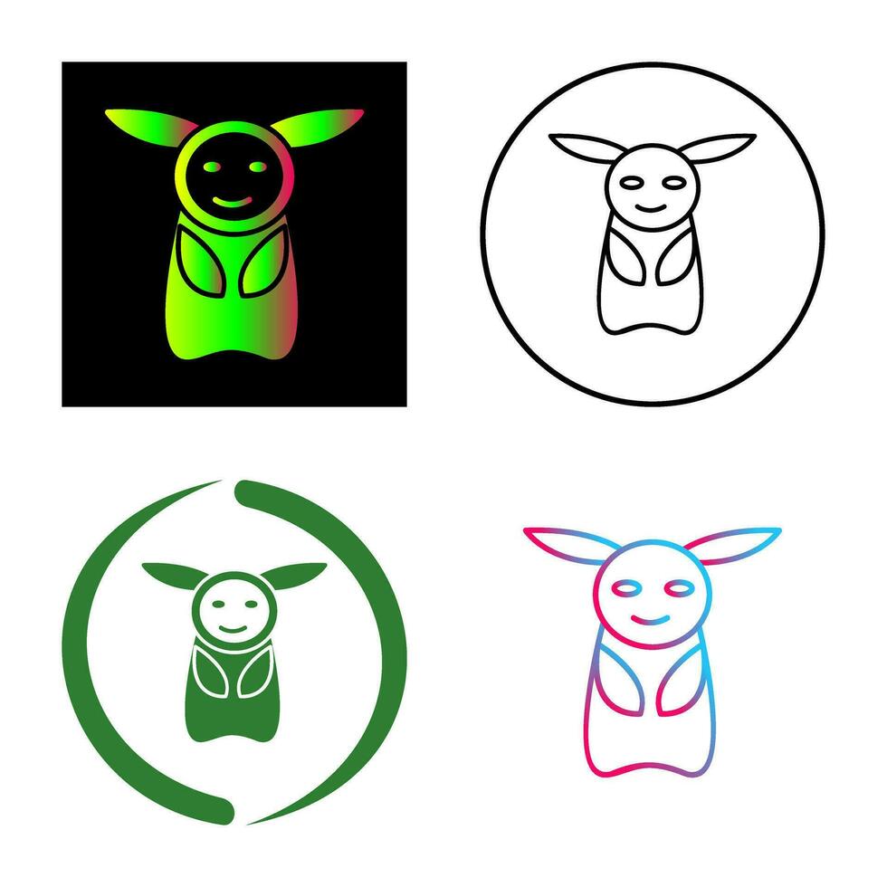 Unique Game Character Vector Icon