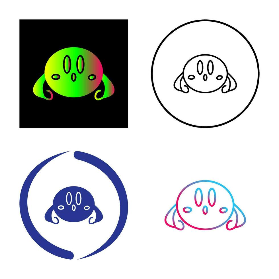 Unique Game Character Vector Icon