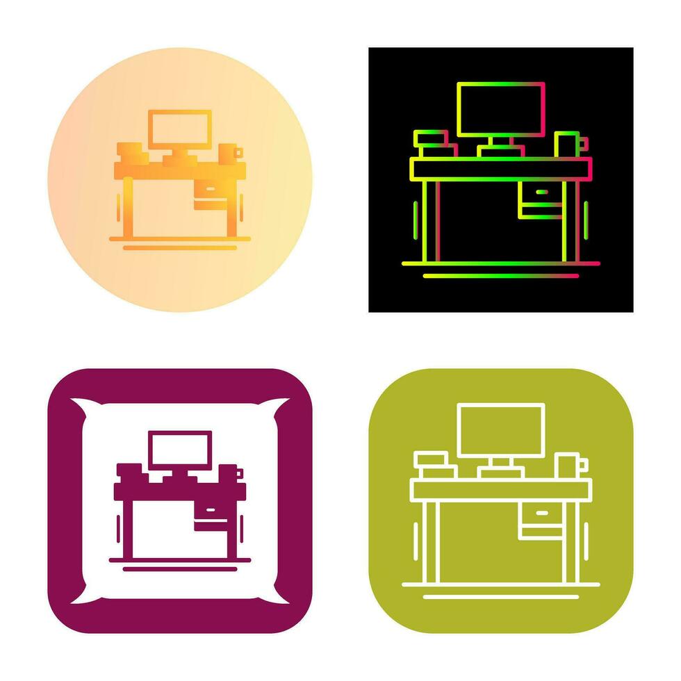 Desk Vector Icon