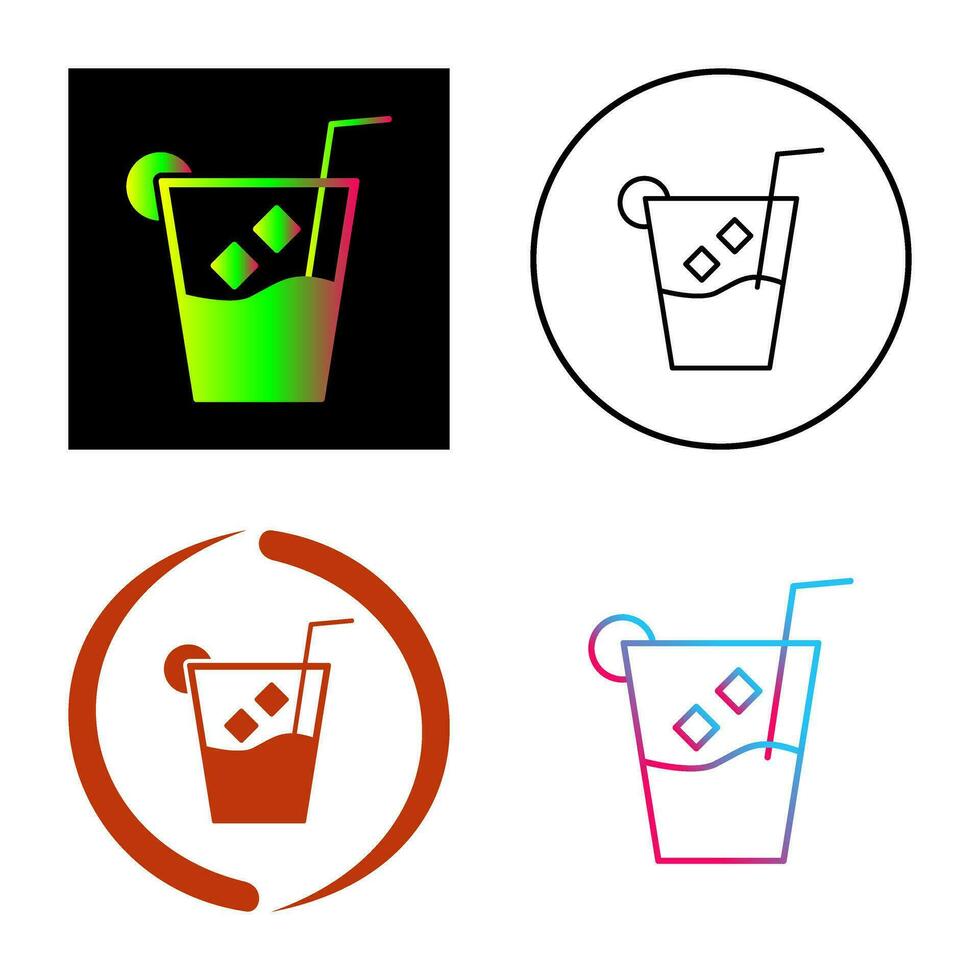 Unique Whiskey Sour Vector Icon