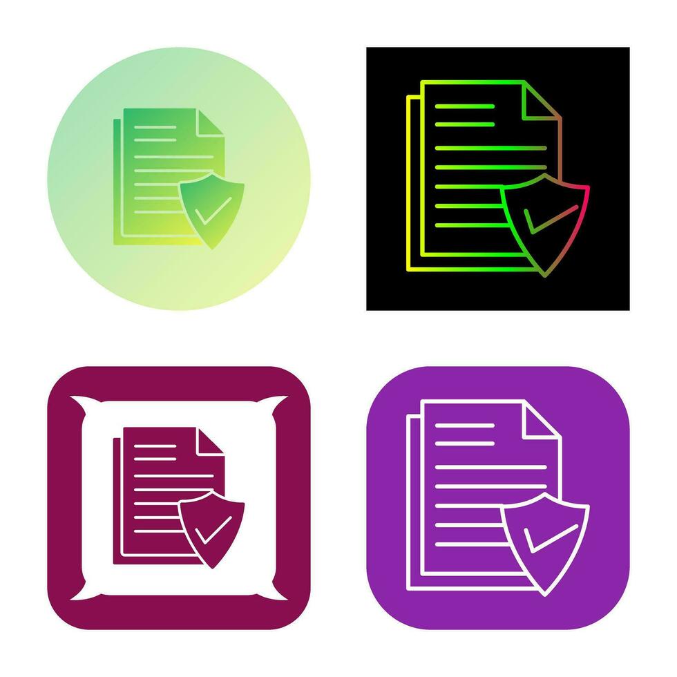 Valid Document Vector Icon
