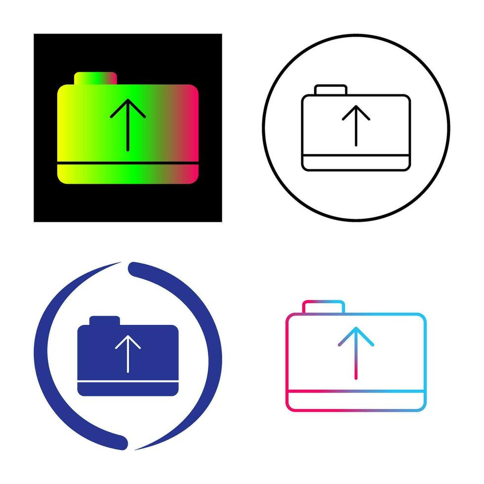 Unique Folder Vector Icon