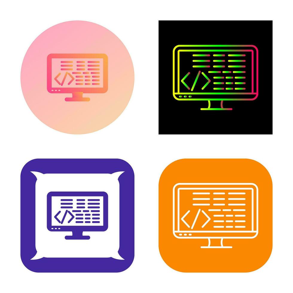Coding Vector Icon
