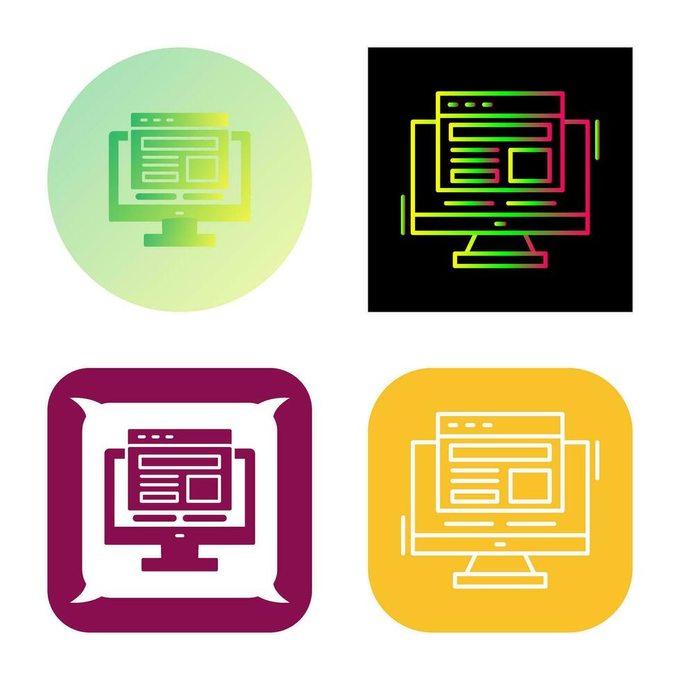 Adaptive Layout Vector Icon