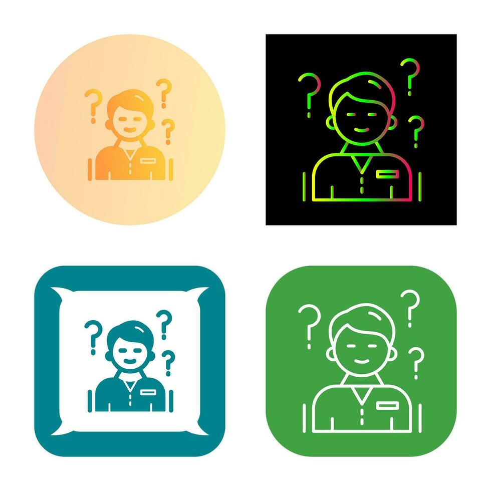 Confuse Vector Icon