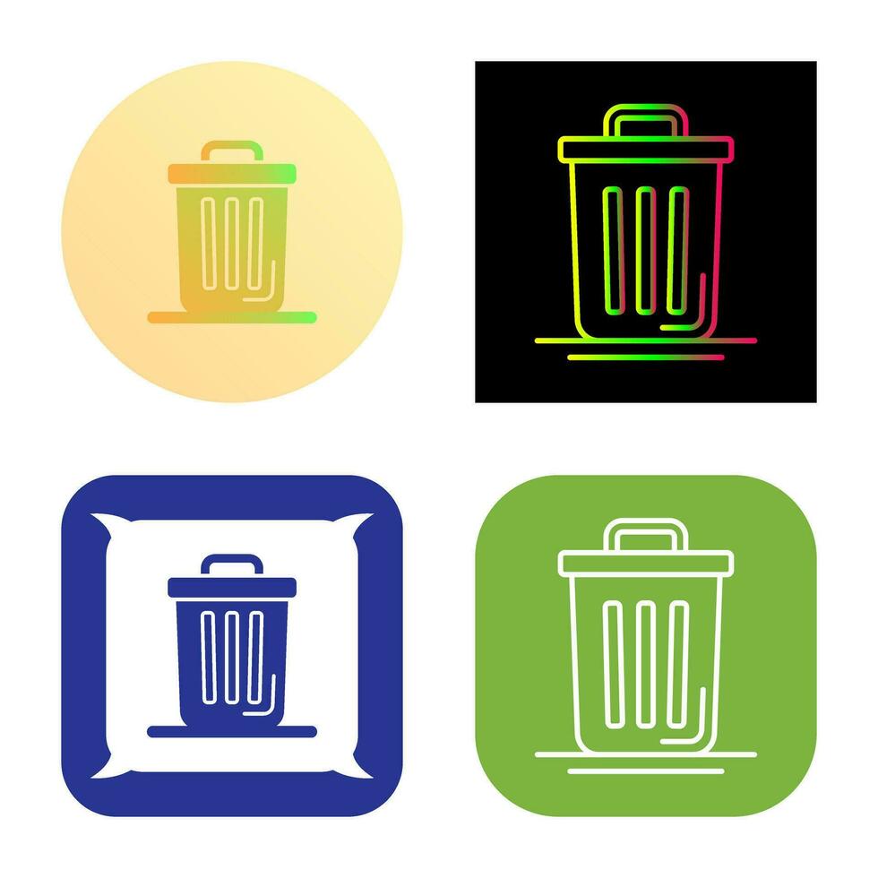 Trash Can Vector Icon