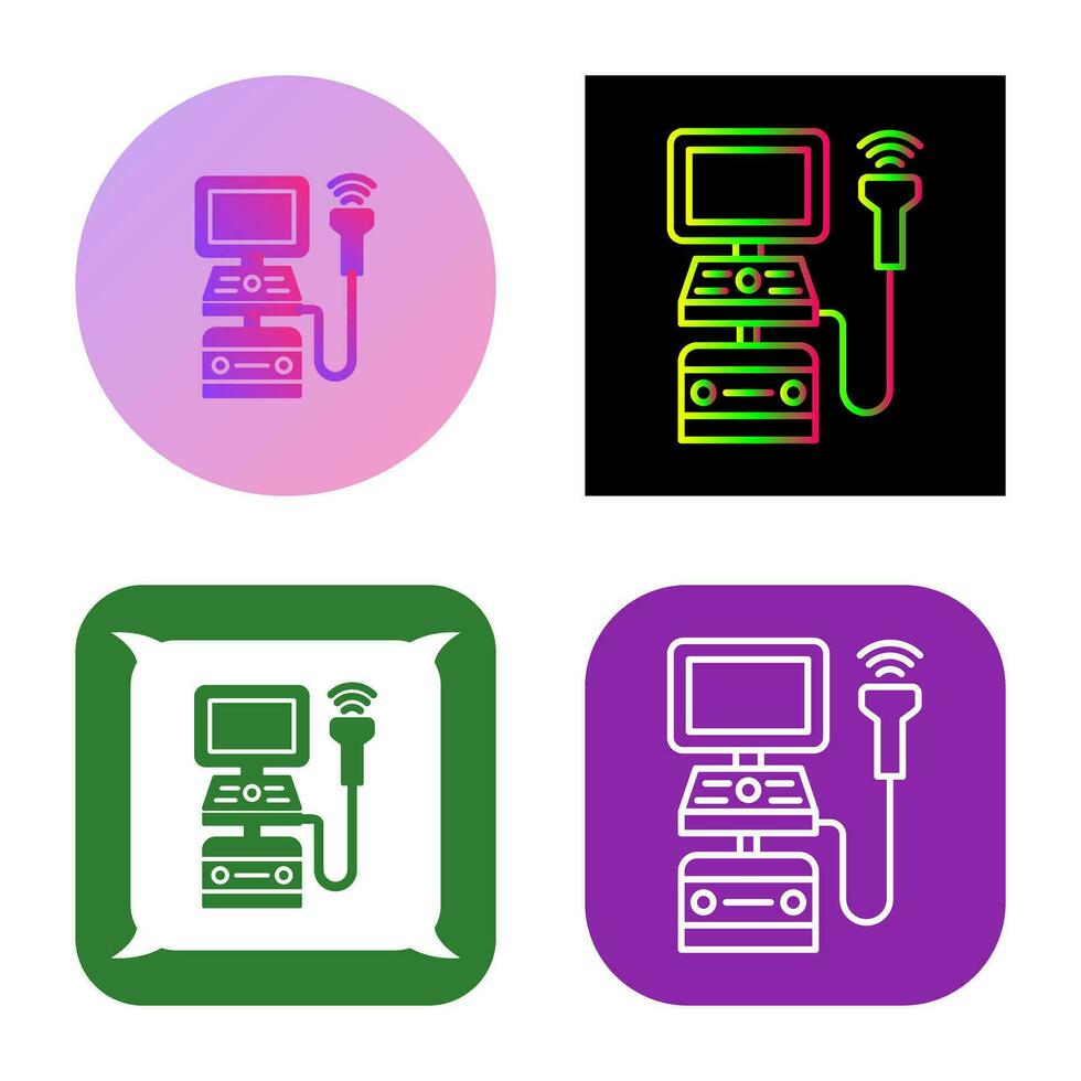 Ultrasound Machine Vector Icon
