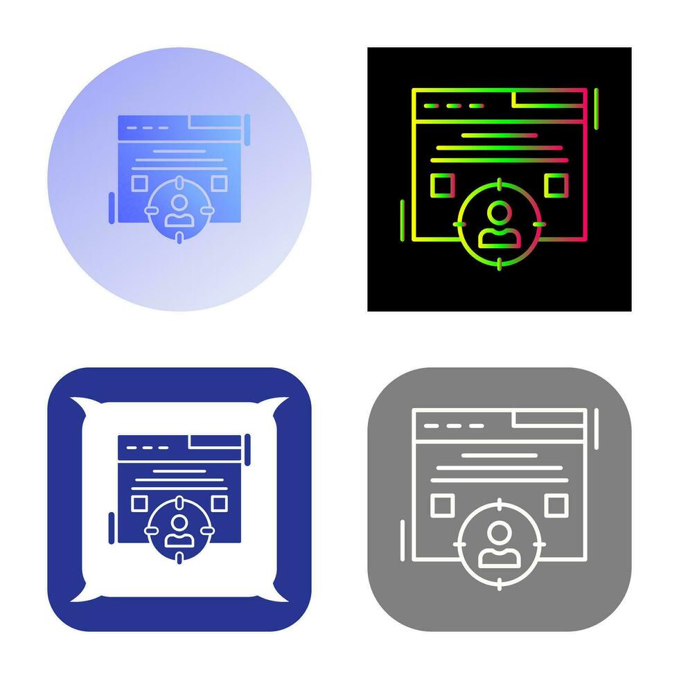 Target Audience Vector Icon