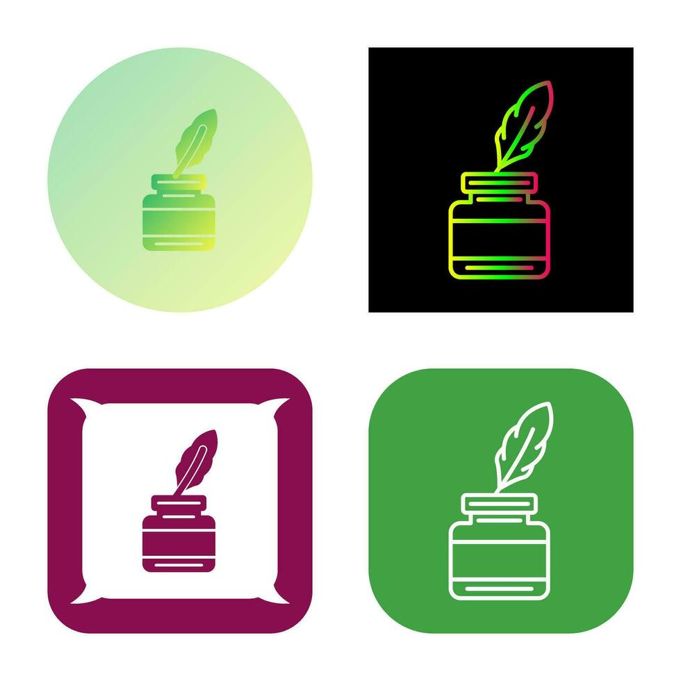 Inkwell Vector Icon