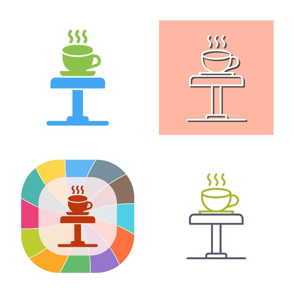 Coffee Table Vector Icon