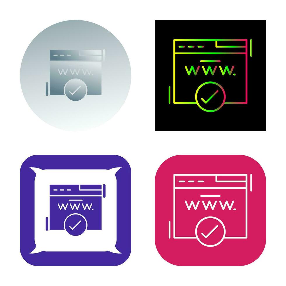 Domain Vector Icon