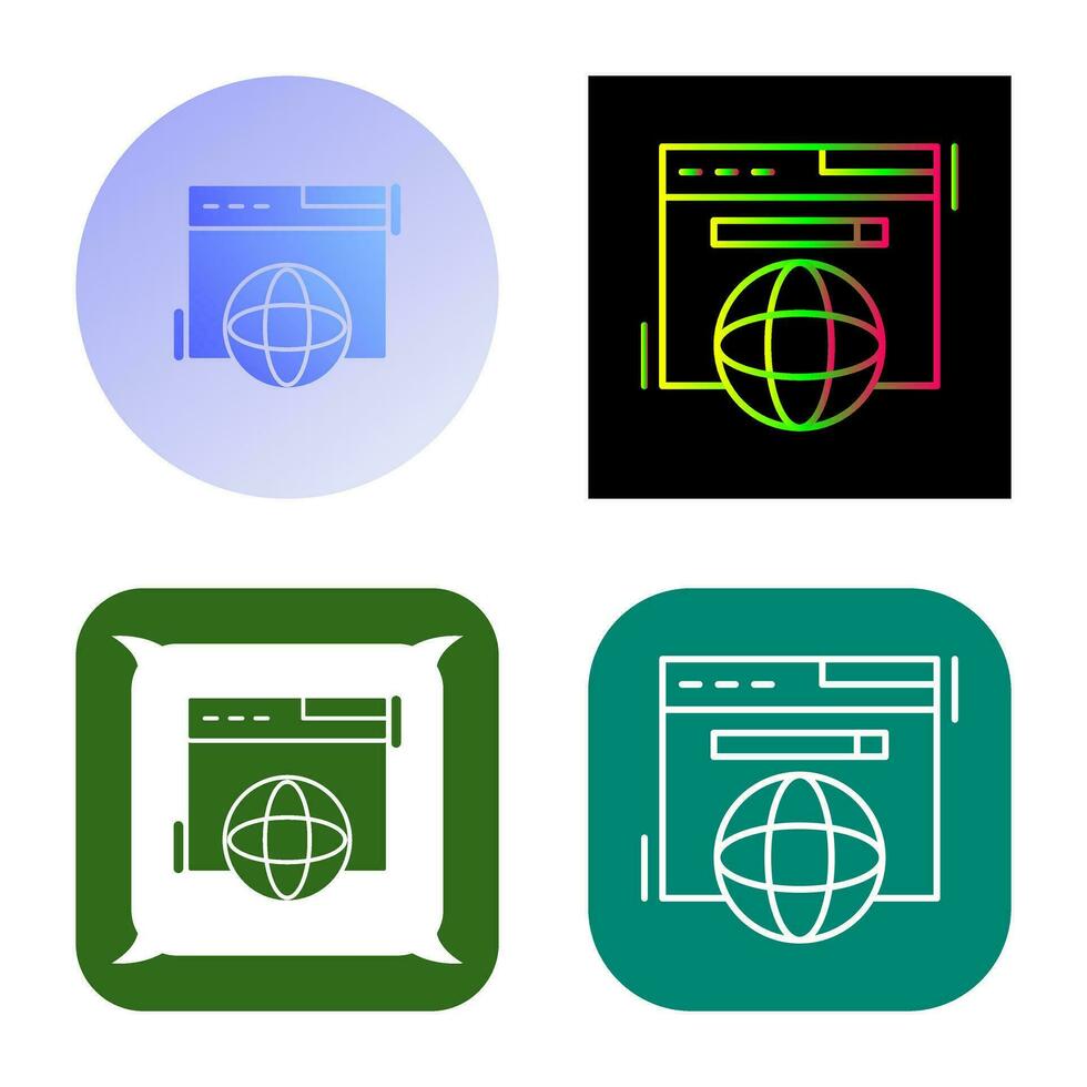 Browser Vector Icon