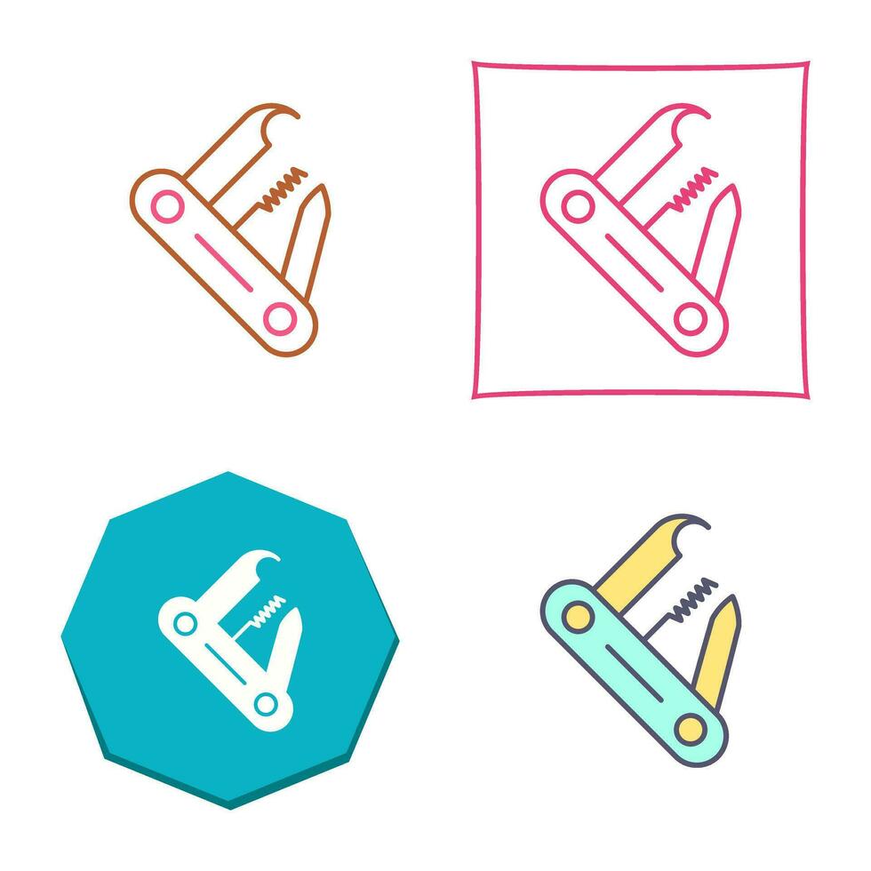 Swiss Army Knife Vector Icon