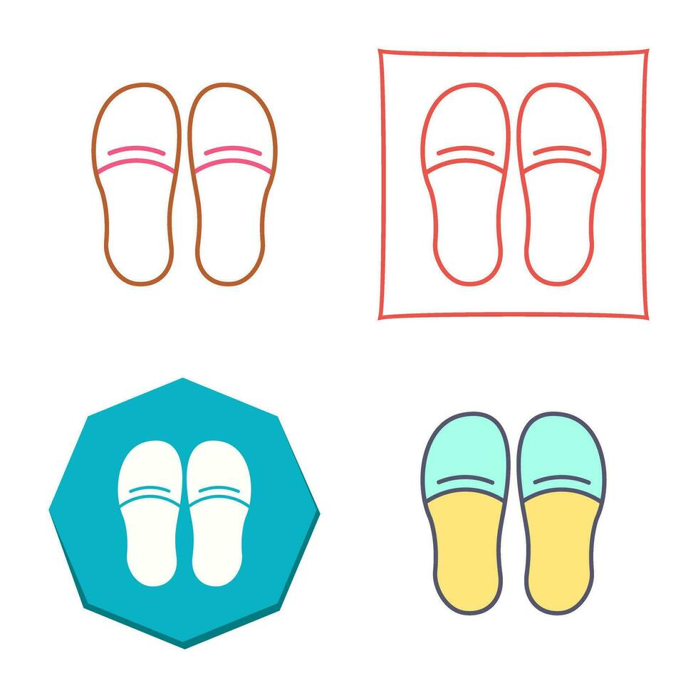 Slippers Vector Icon