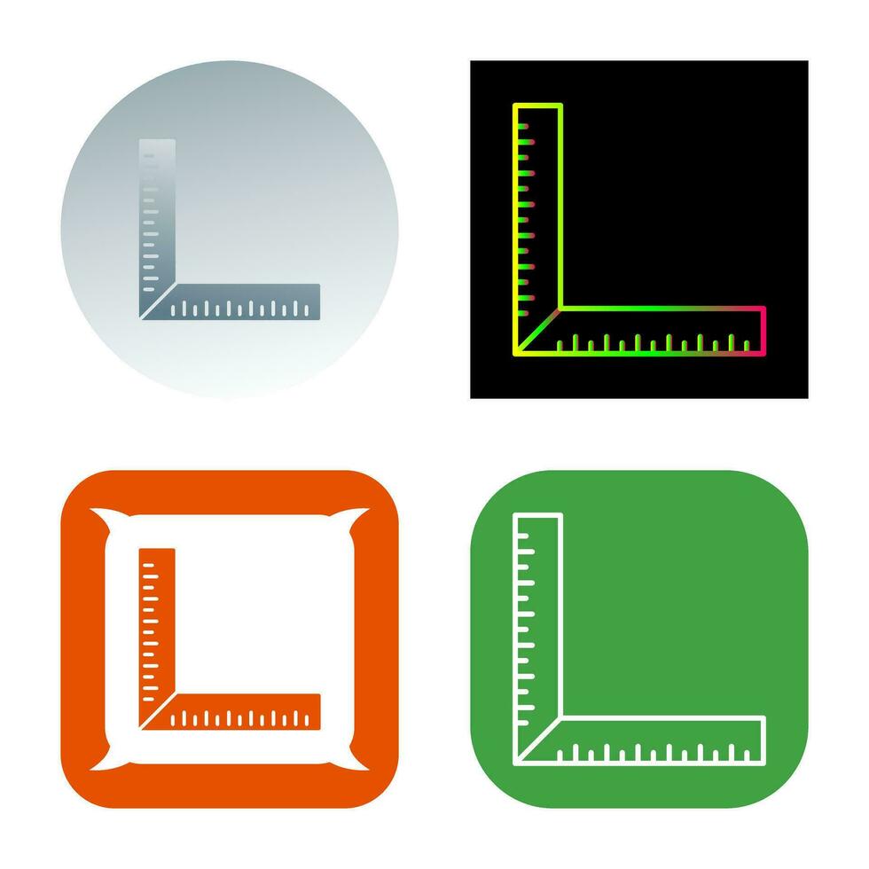 square Ruler Vector Icon