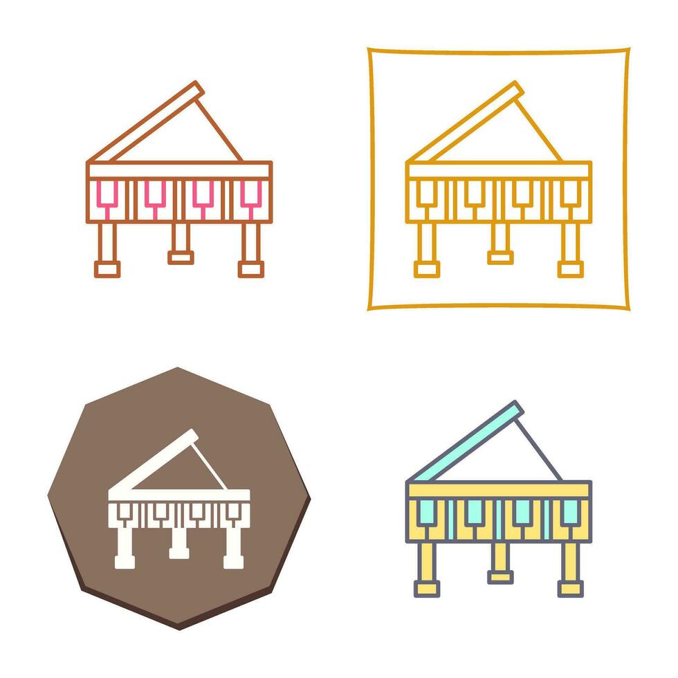 Grand Piano Vector Icon
