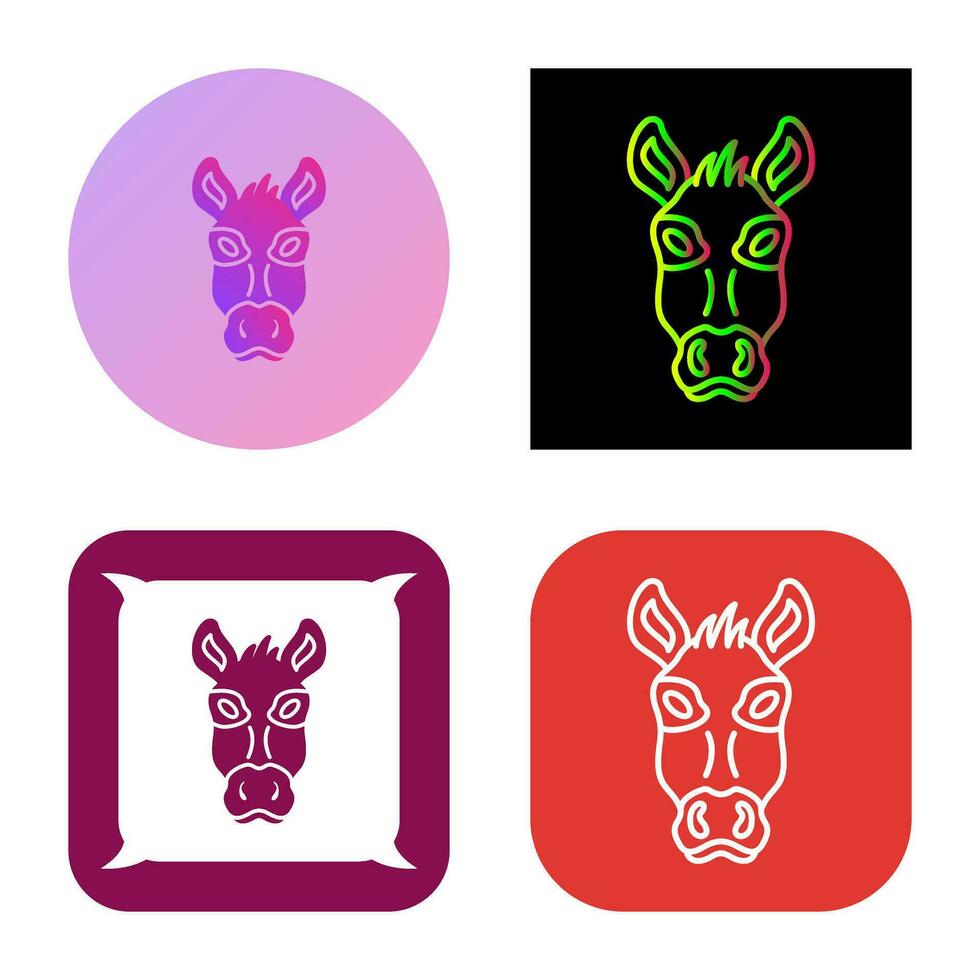 Donkey Vector Icon