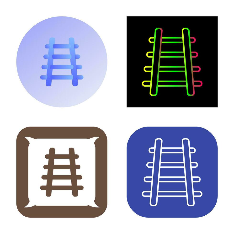 Train Tracks Vector Icon