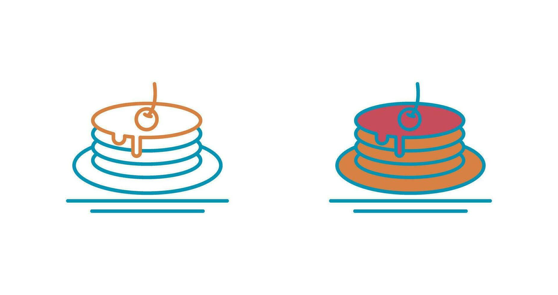 Pancake Vector Icon