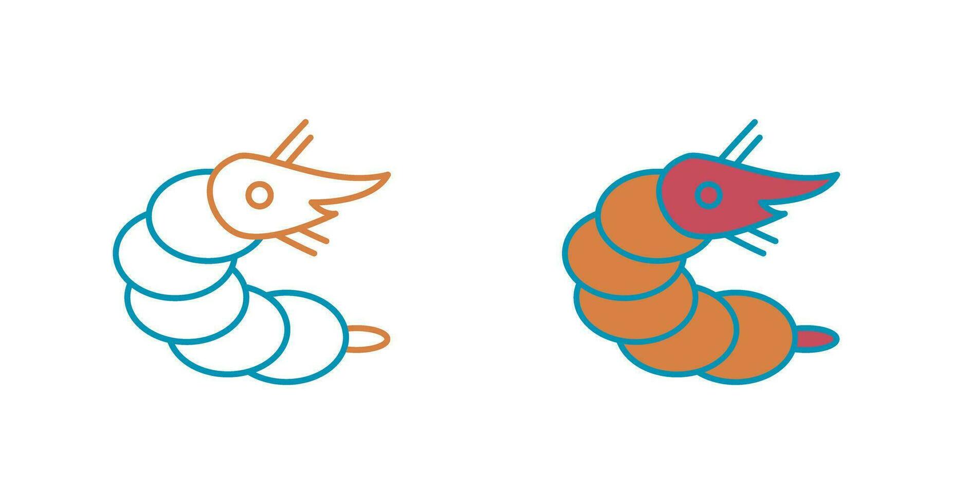 Shrimp Vector Icon