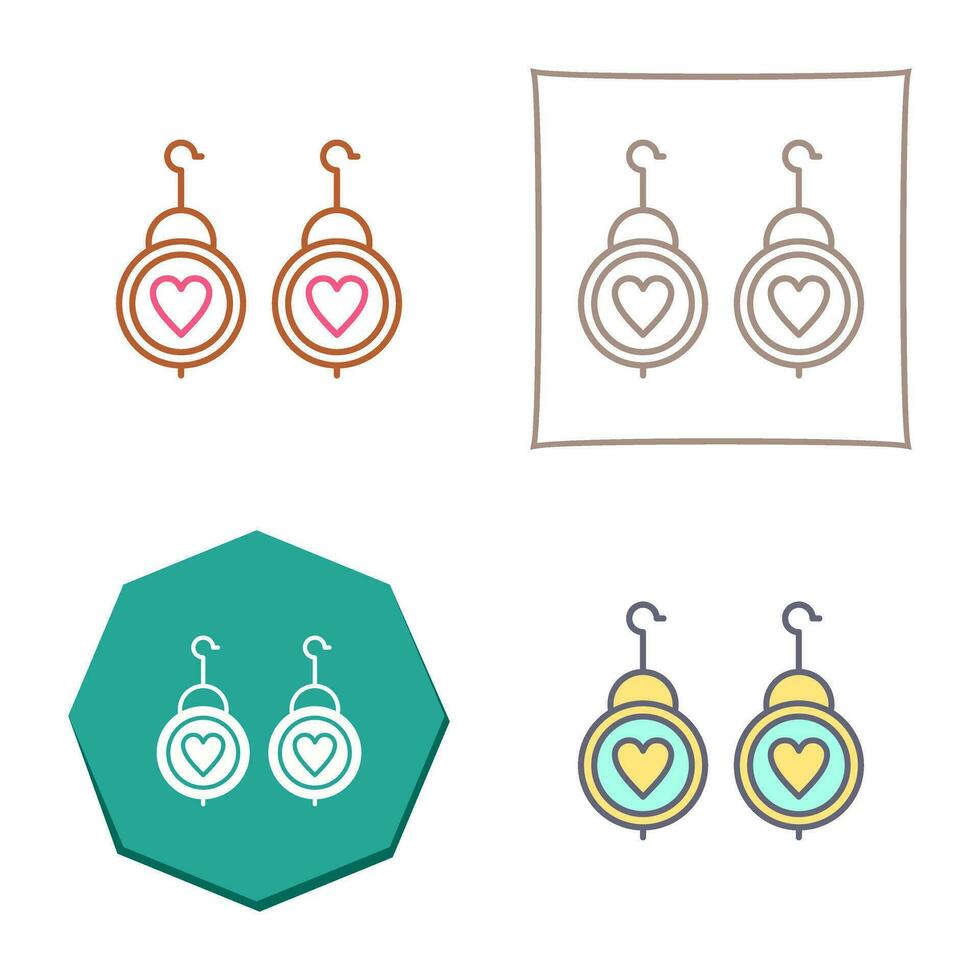 Earrings Vector Icon