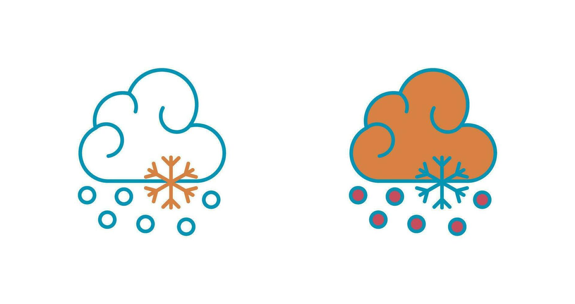 Snow Fall Vector Icon