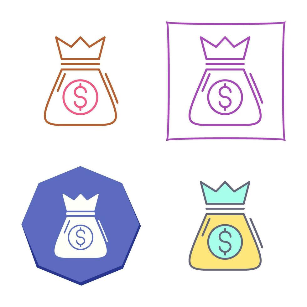 Money Bag Vector Icon