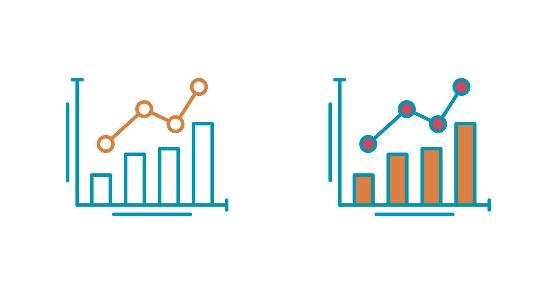 icono de vector de gráfico de barras