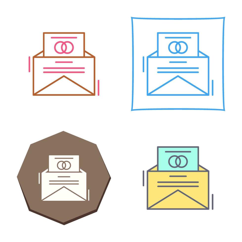 Invitation Card Vector Icon